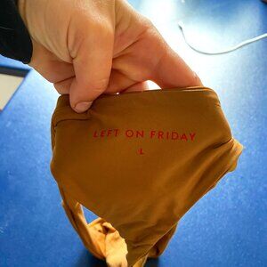 Left on Friday Backside Thong in Tan Lines